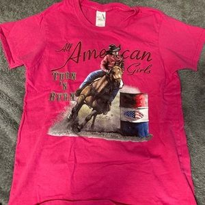 Custom Western Barrel Racing shirt Womens Small